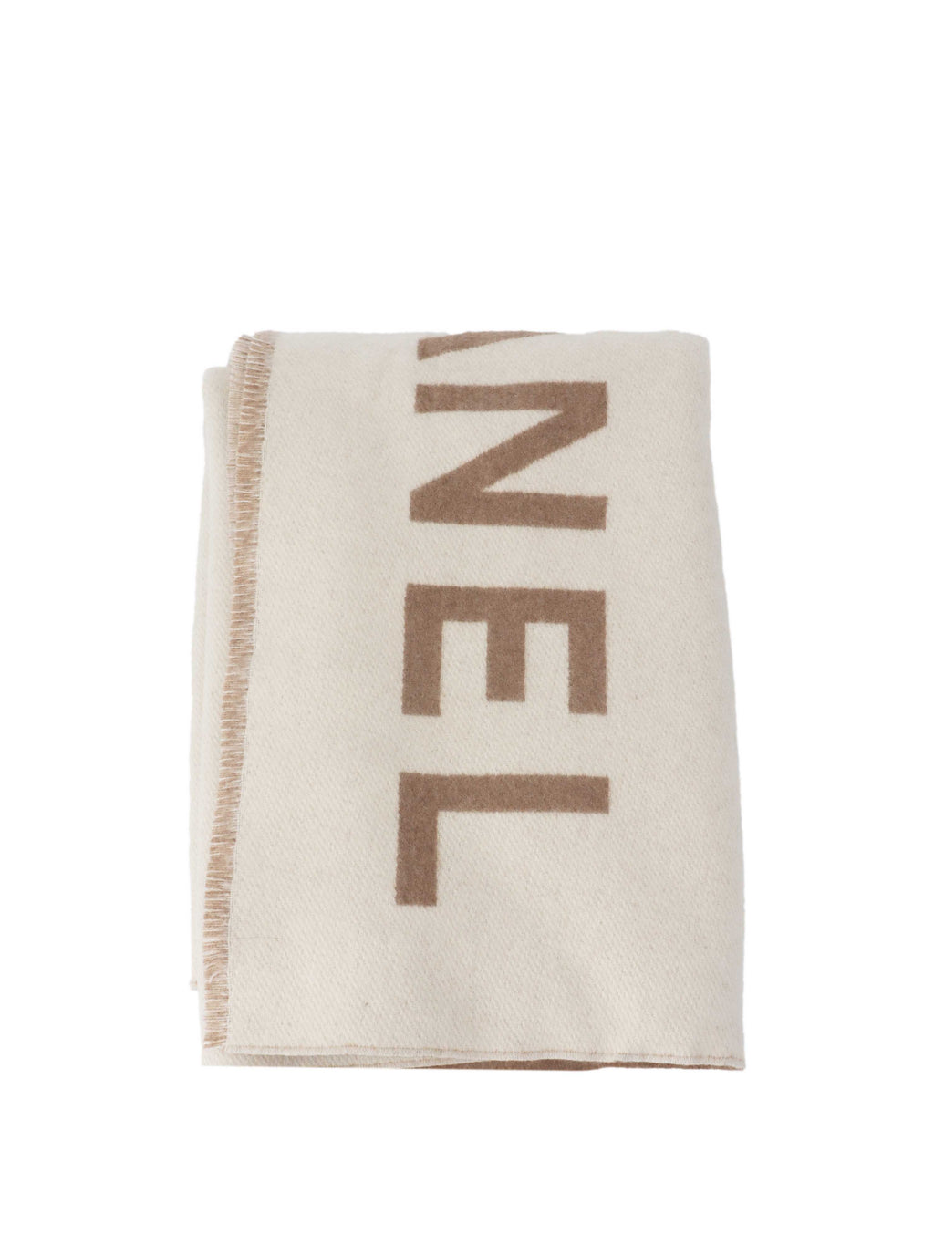 Chanel Cashmere CC Fringe Stole.