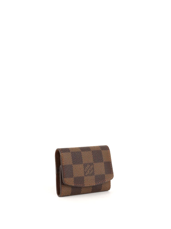 Louis Vuitton Damier Ebene Cufflinks Case