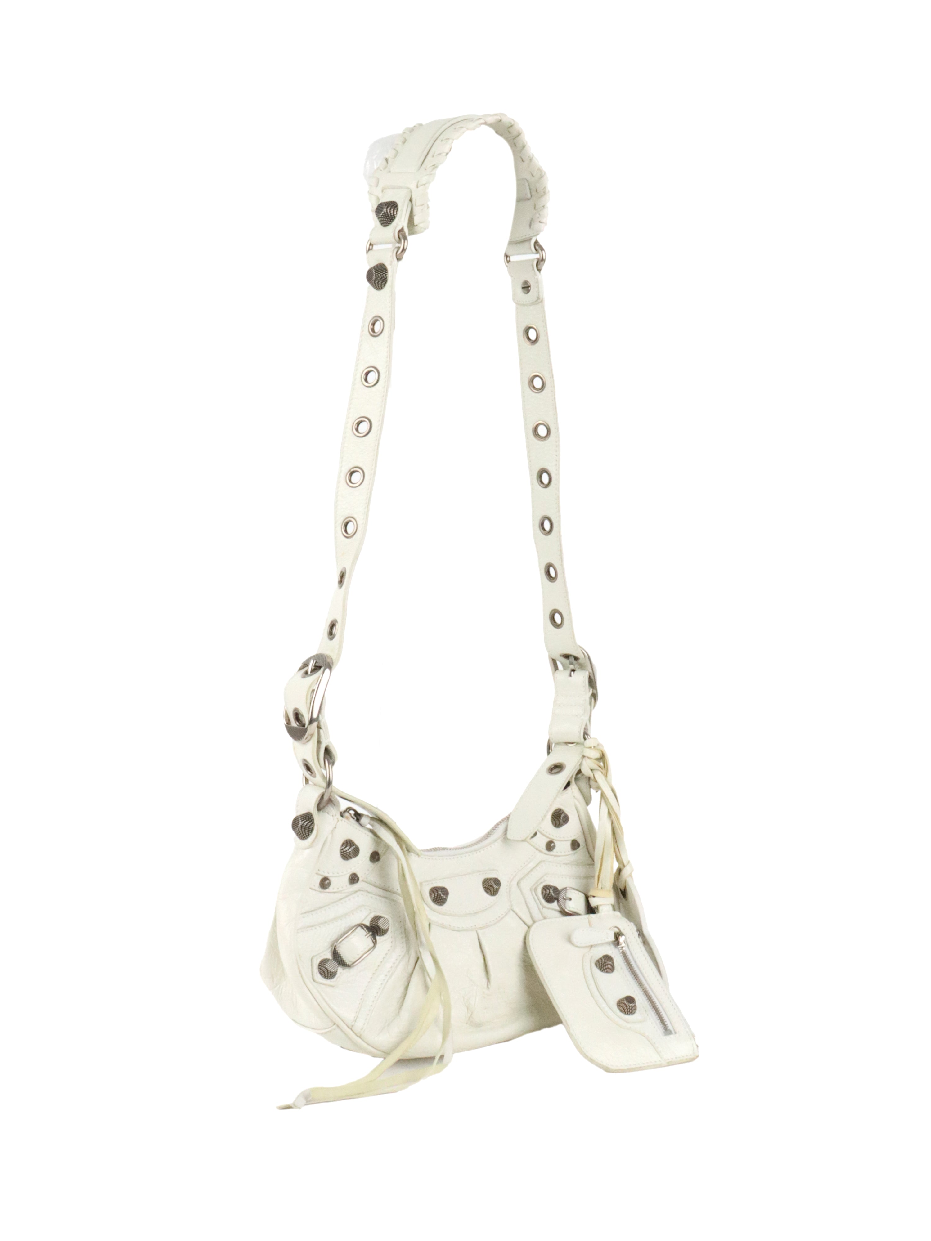 Balenciaga White Le Cagole XS Bag