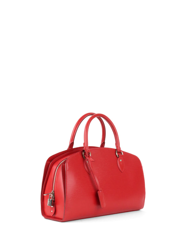 Louis Vuitton Red Epi Leather Pont Neuf PM Handbag