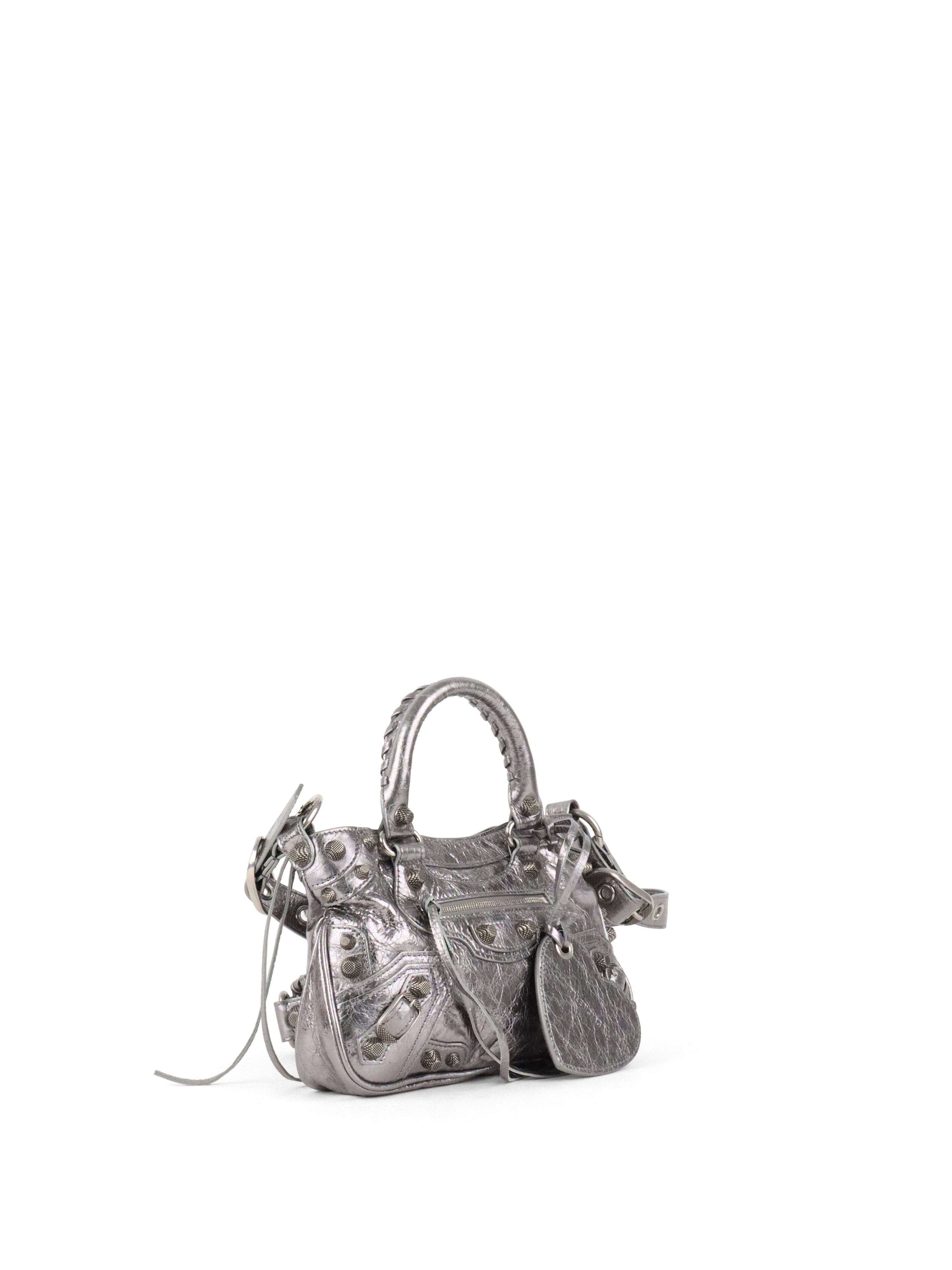 Balenciaga Mini Steel Grey Le City Bag