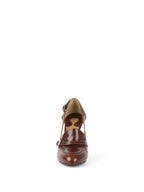 Chloe Brown Leather Heels