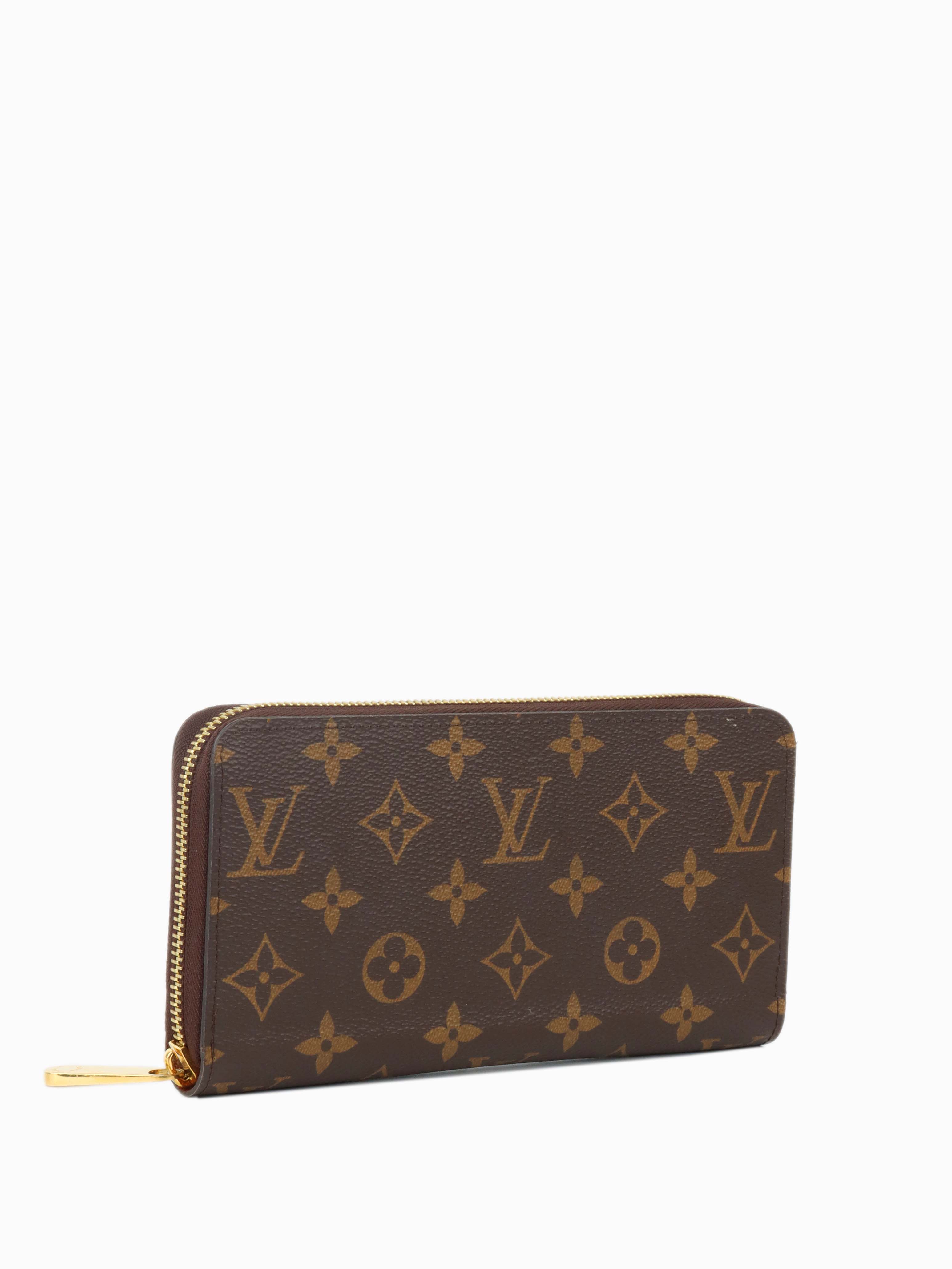 Louis Vuitton Monogram Zippy Long Wallet.