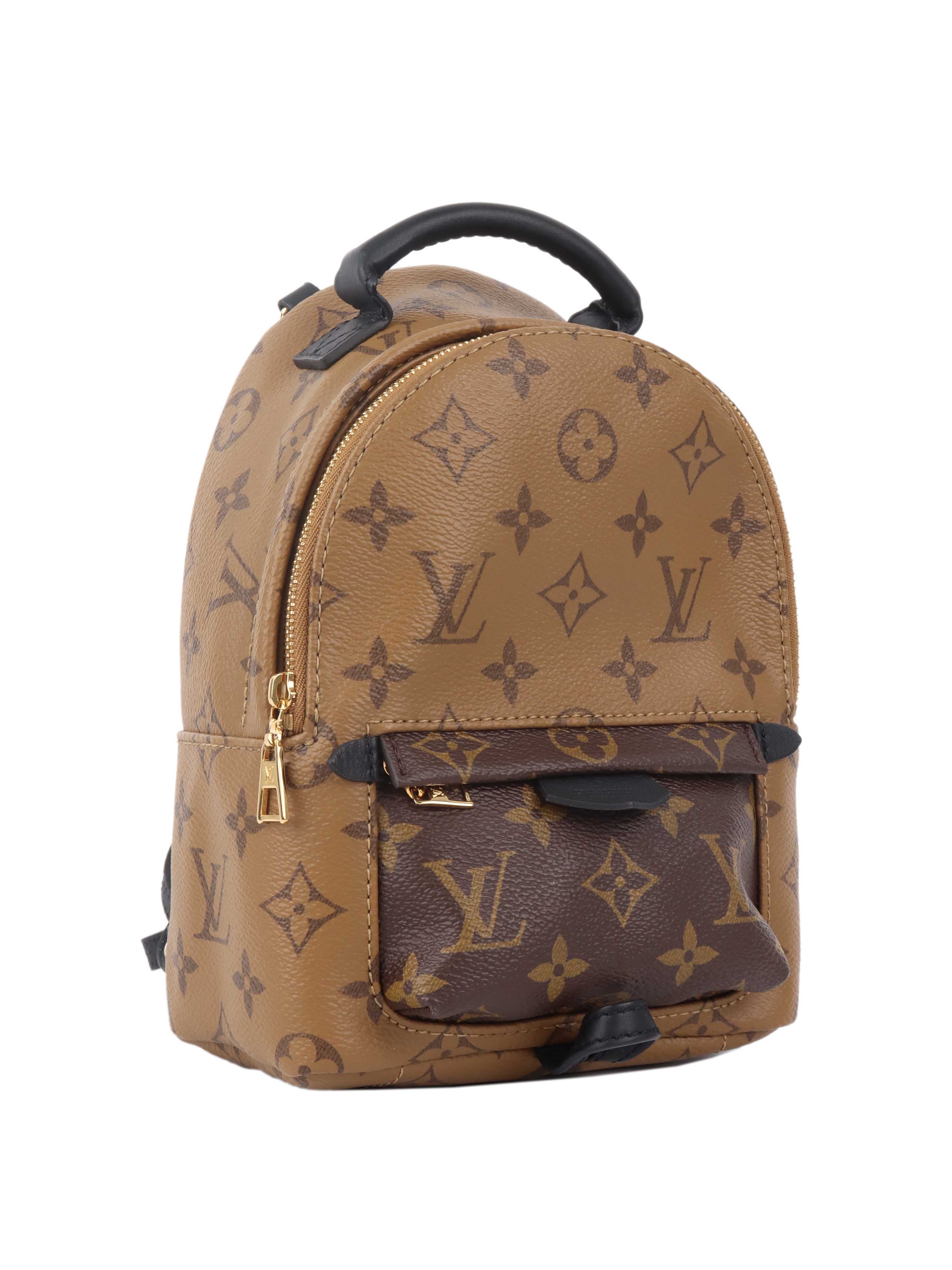 louis vuitton backpack womens uk Louis Vuitton Palm Springs Mini Backpack Reverse Monogram Canvas