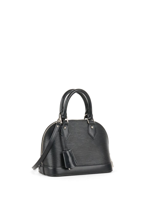 Louis Vuitton Black Epi Alma BB SHW