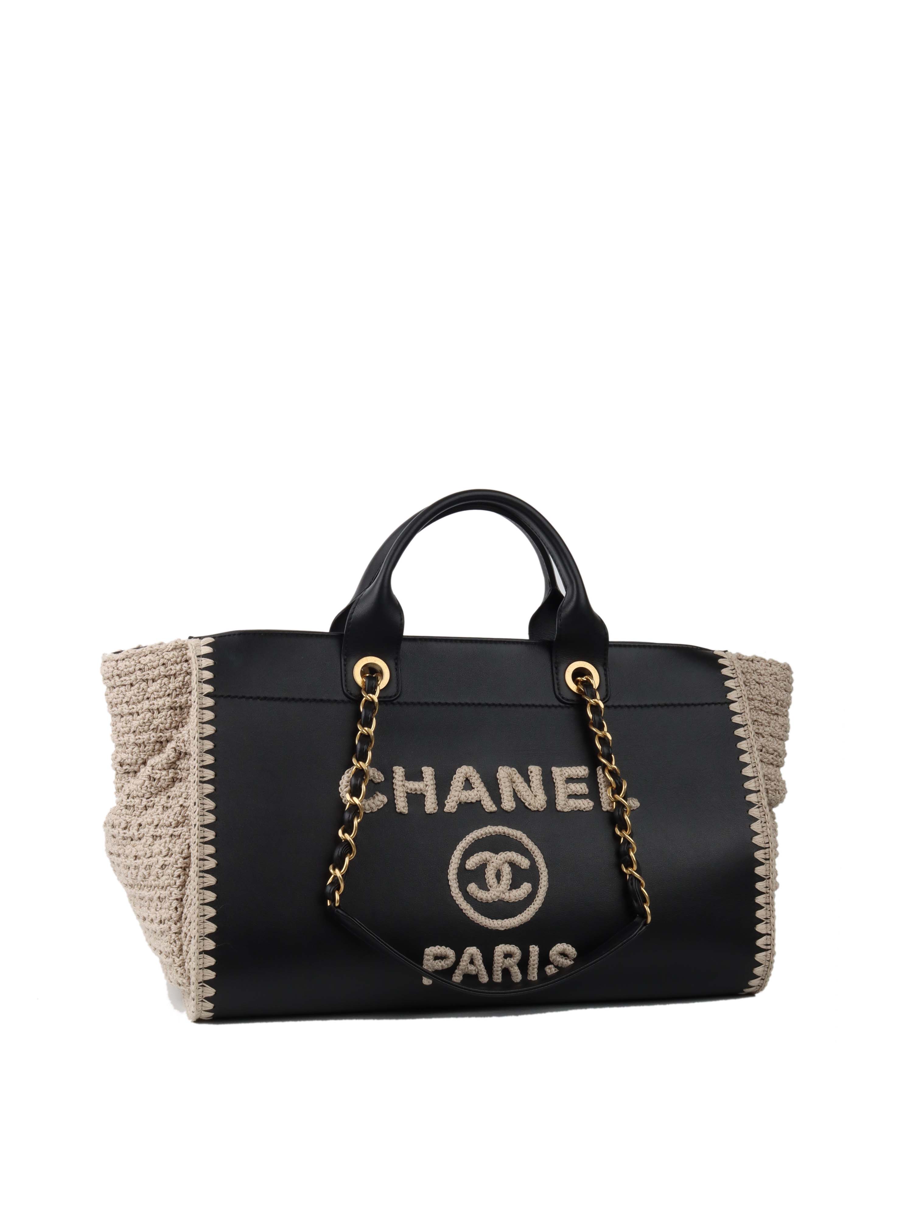 Chanel deals leather deauville