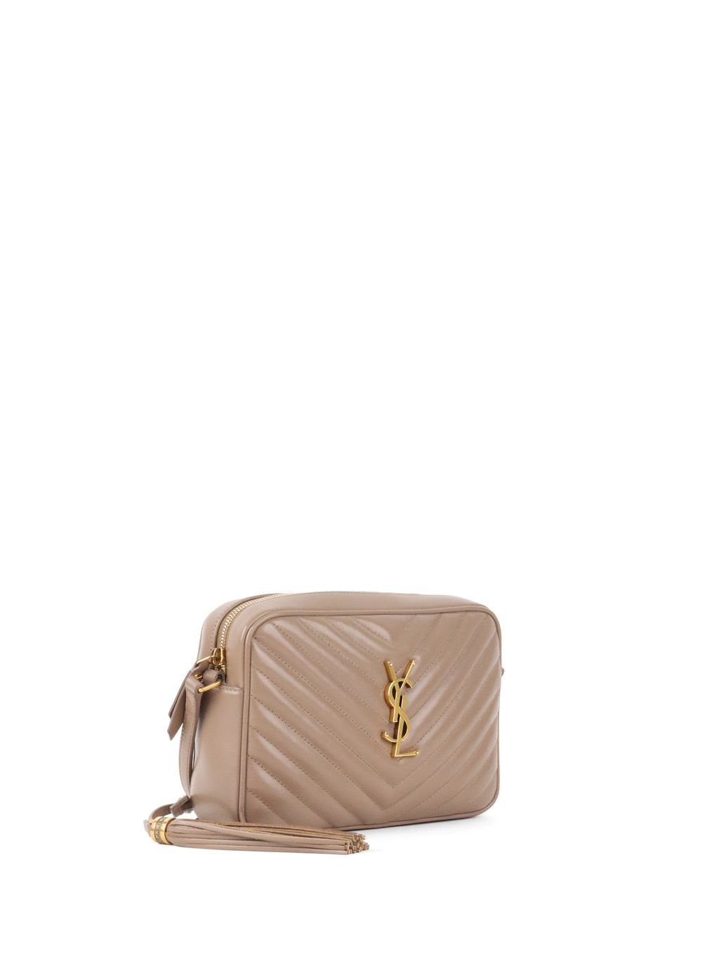 Saint Laurent Dark Beige Lou Camera Bag
