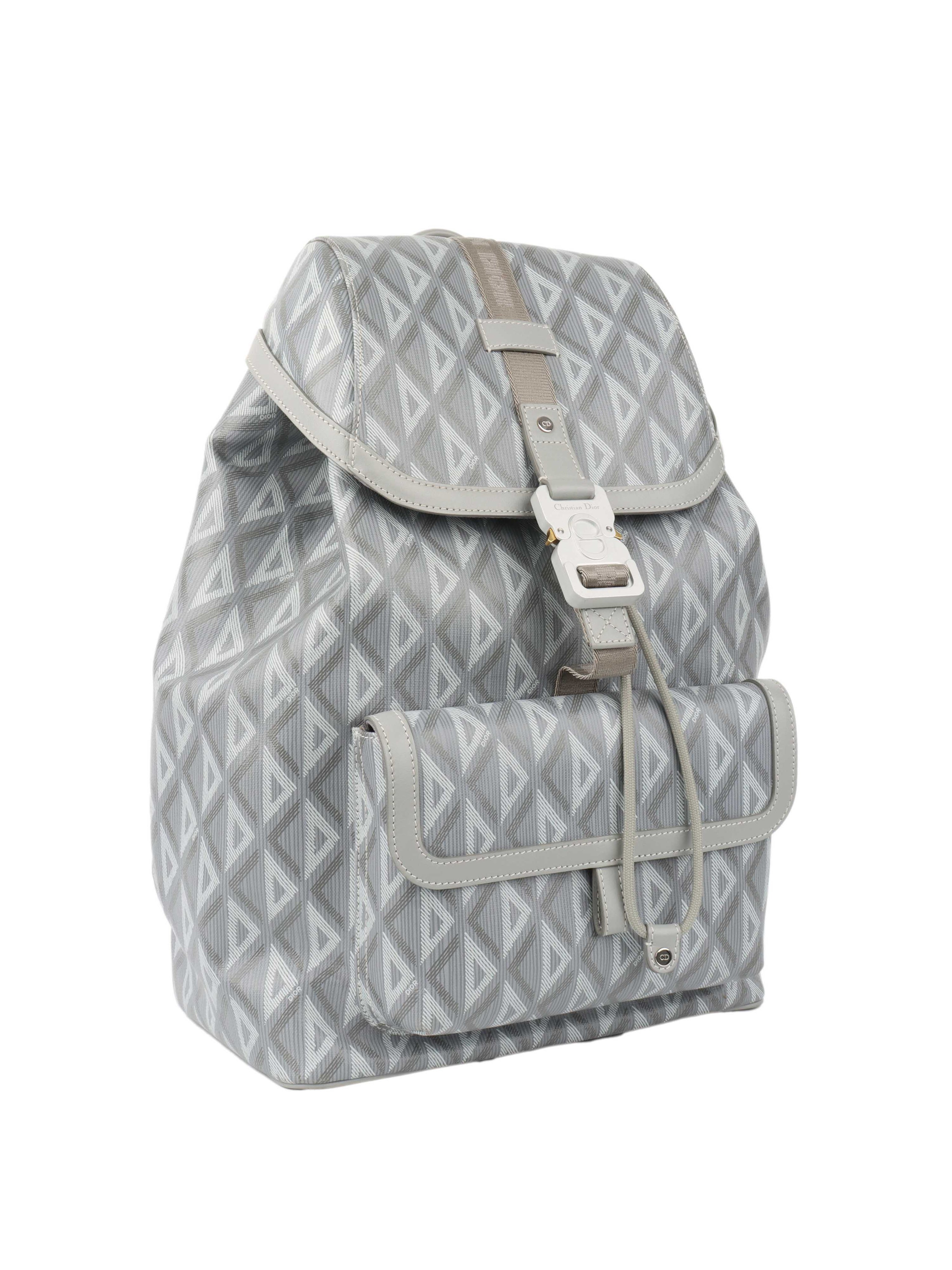 Dior Silver 'Hit The Road' Backpack.