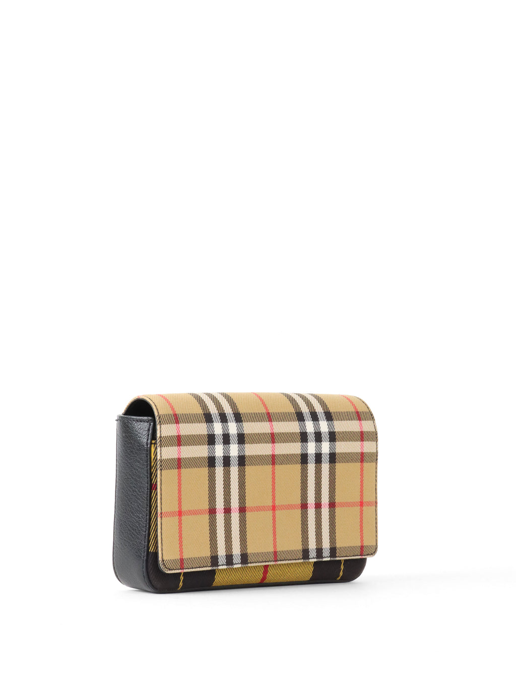 Burberry Beige/ Yellow Hampshire Crossbody Tartan Bag