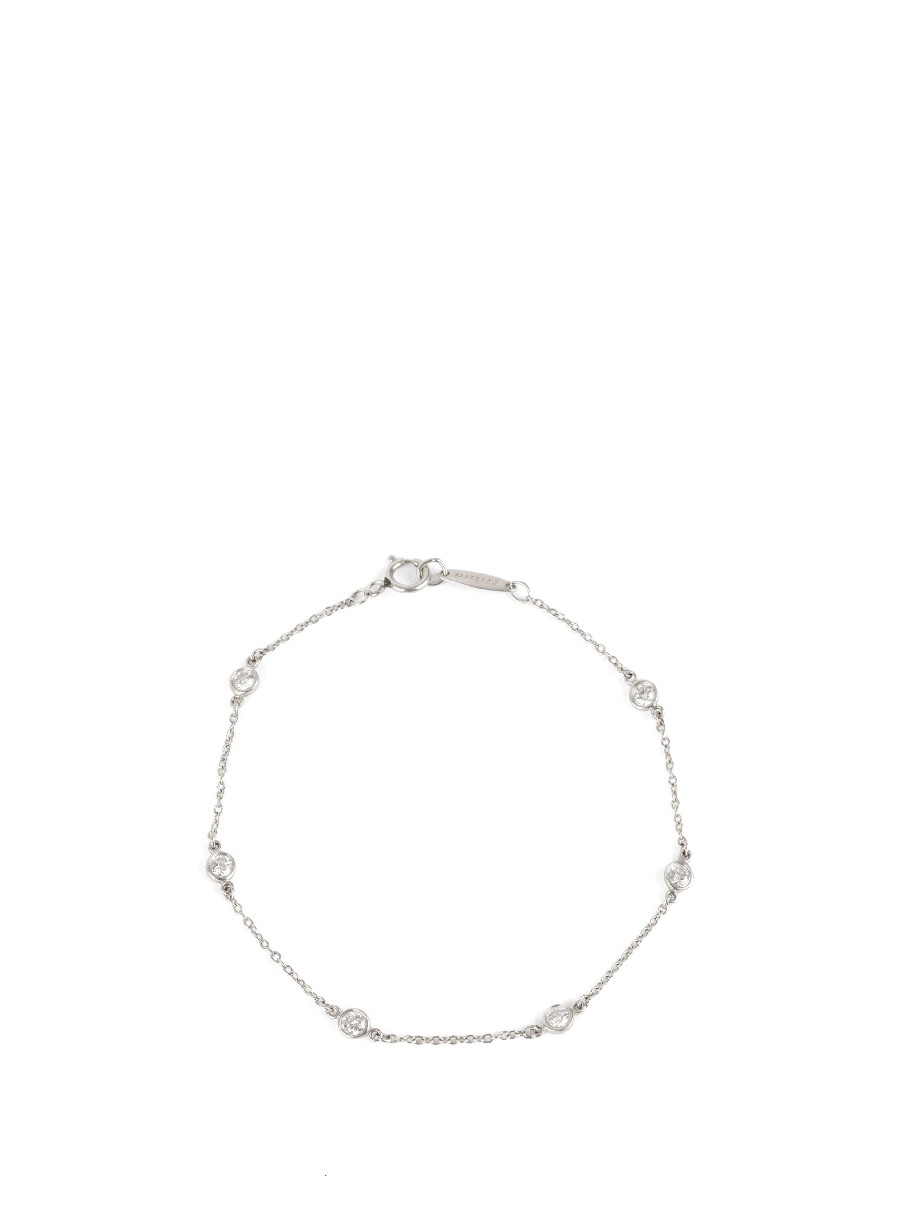 Tiffany & Co Elsa Peretti 6 Diamonds by the Yard Bracelet