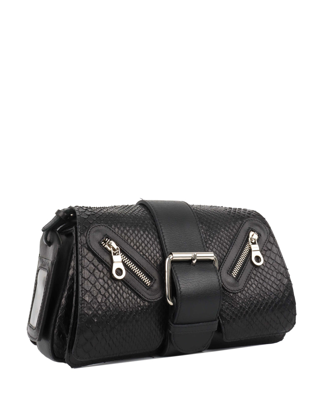 Chloe Black Python Shoulder Bag