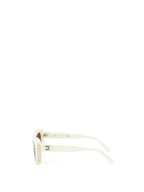 Chanel White Resin Pearl Butterfly Sunglasses