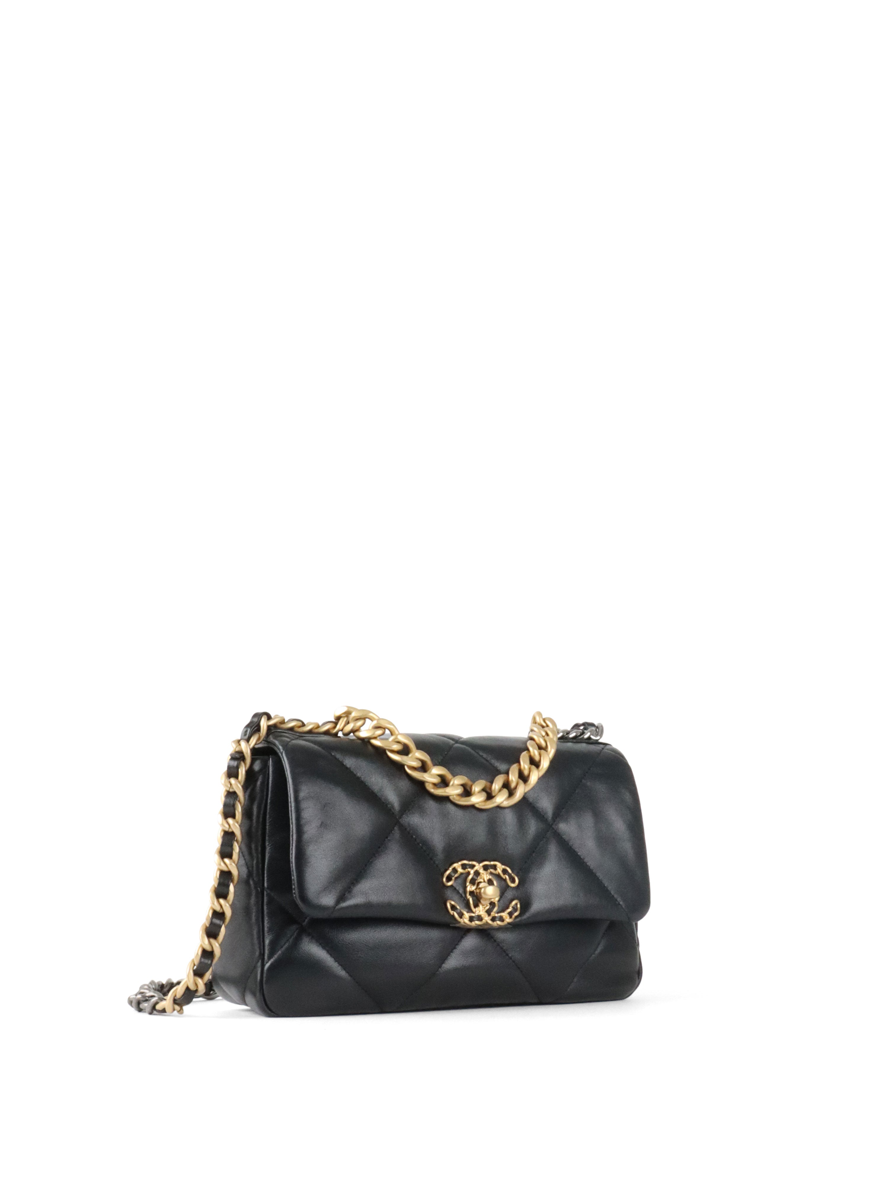 Chanel Black Small C19 Bag.