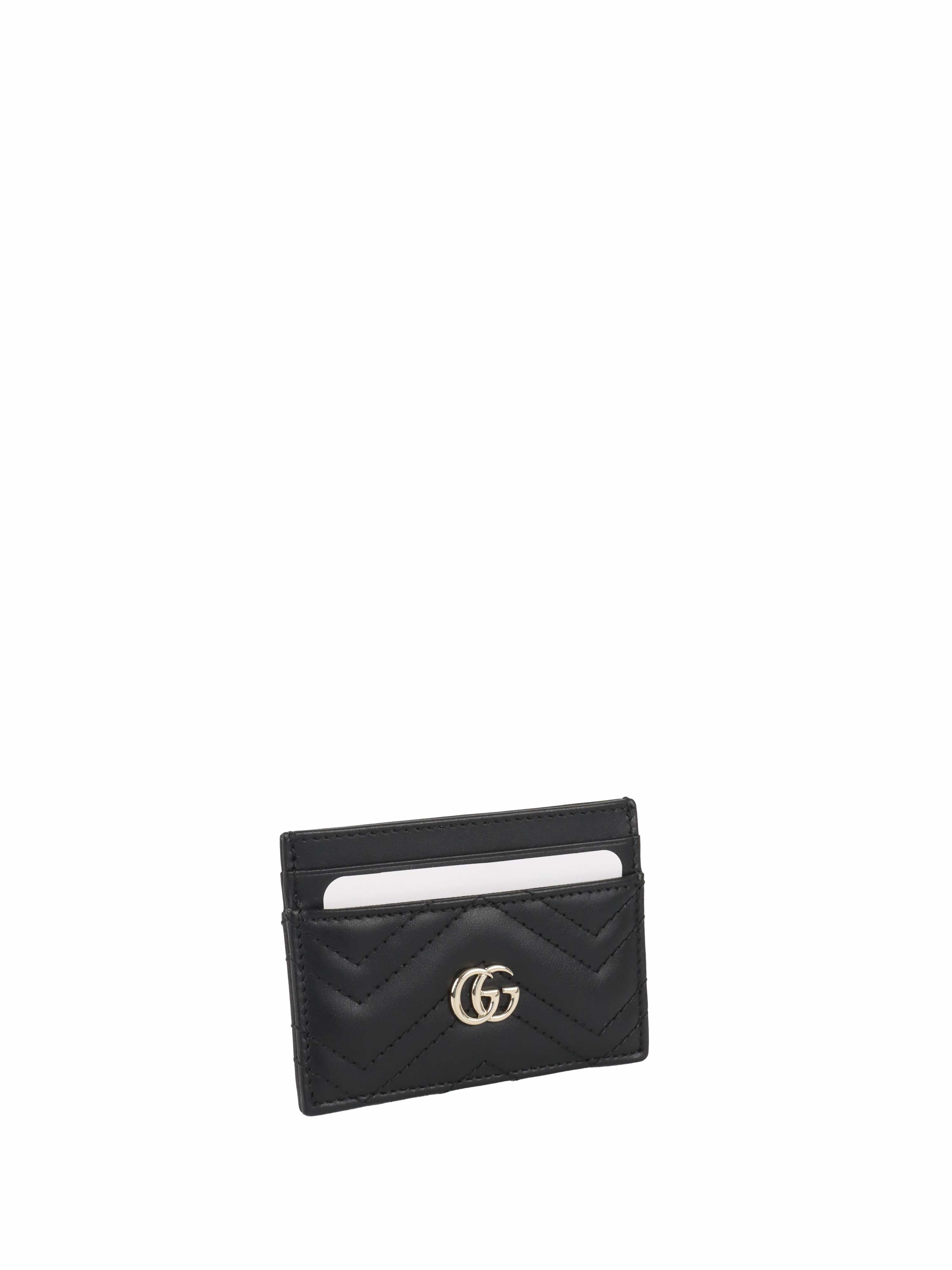 Gucci GG Marmont Quilted Leather Cardholder