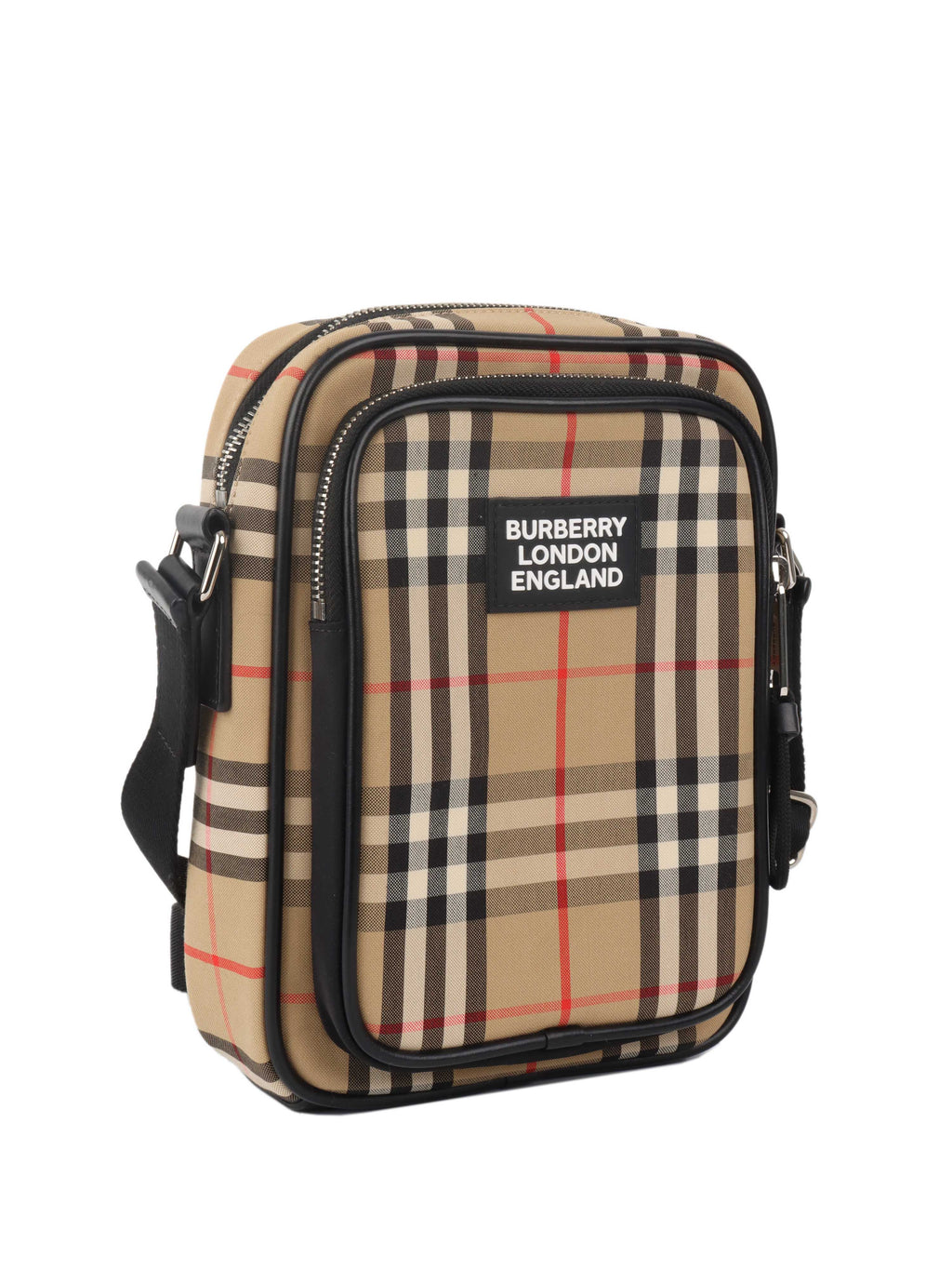 Burberry Vintage Check and Leather Crossbody Bag