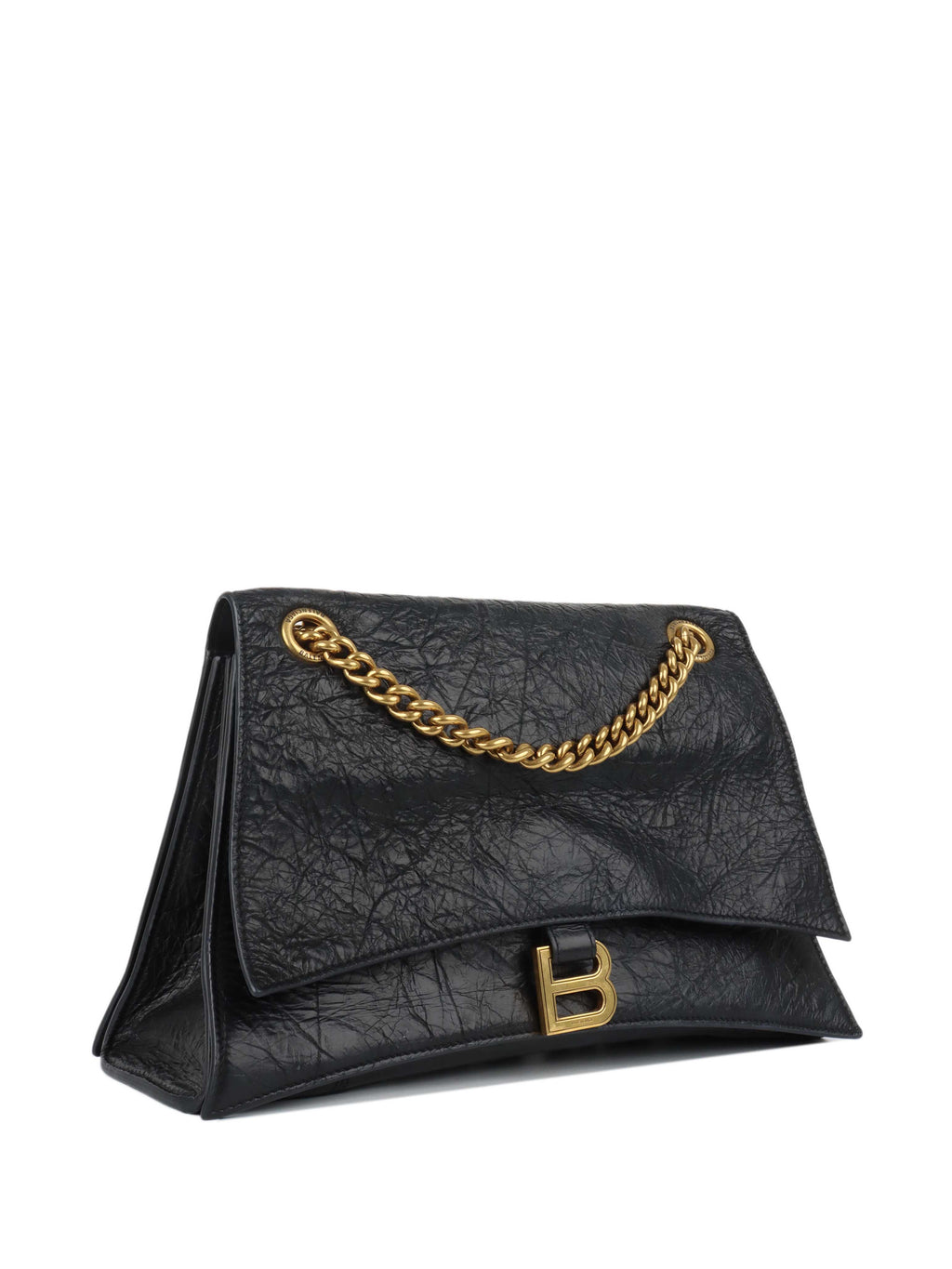 Balenciaga Medium Crush Chain Strap Shoulder Bag.