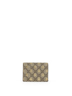 Gucci GG Supreme Bee Print Card Case