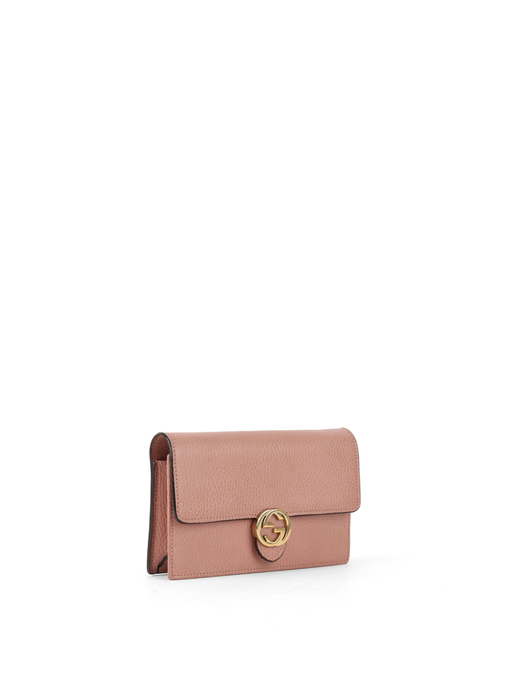Gucci Dark Pink Interlocking G Dollar Wallet On Chain