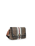 Burberry Monogram Stripe E-Canvas Note Crossbody Bag