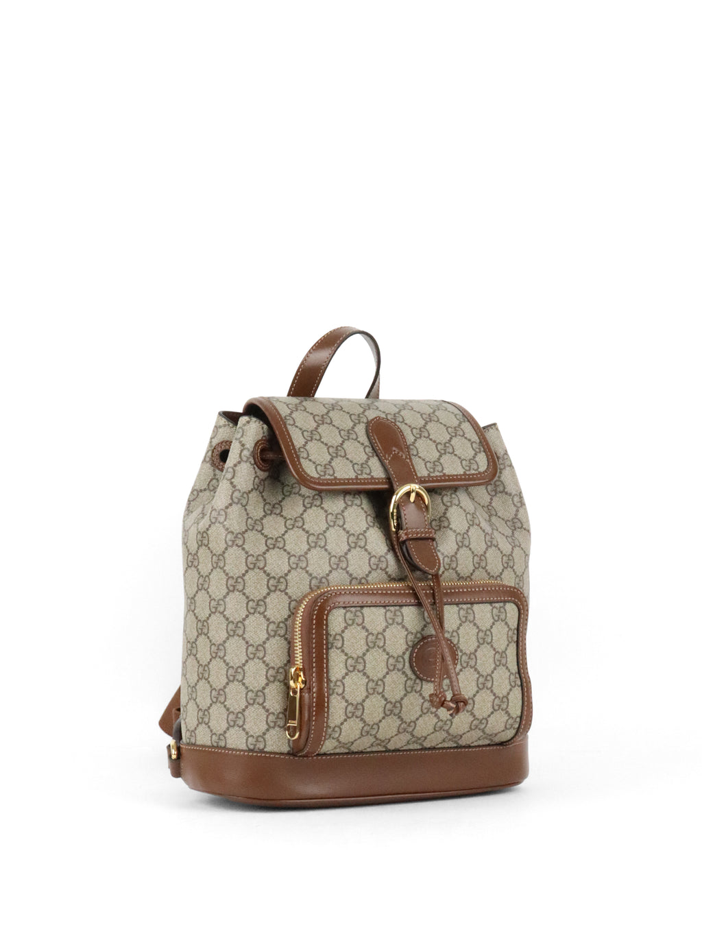 Gucci GG Supreme Azalea Retro Interlocking Backpack