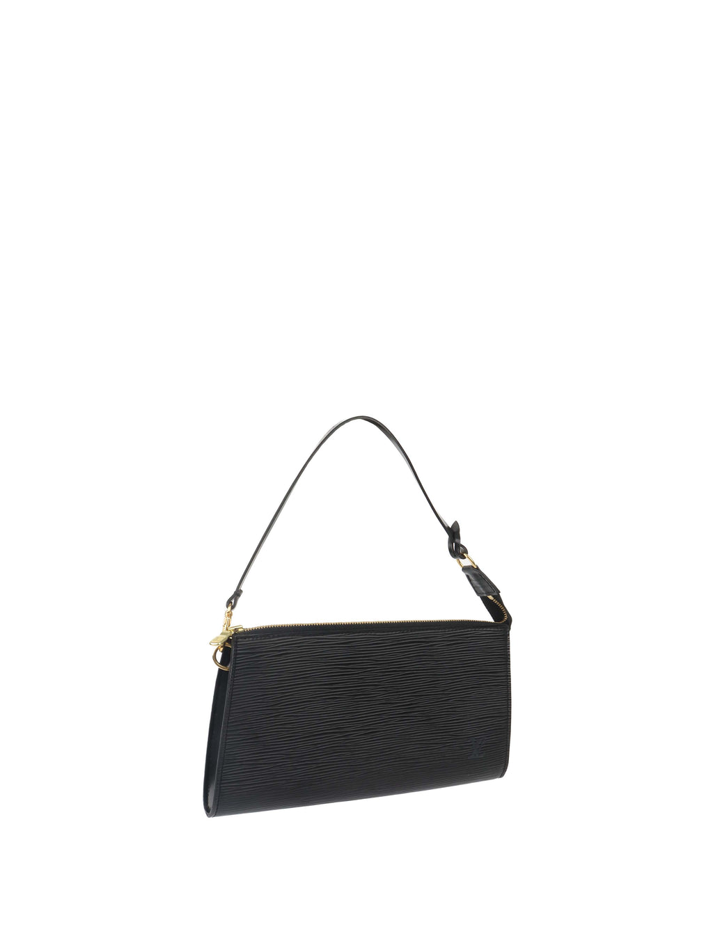 Louis Vuitton Black Epi Leather Pochette Accessoires.