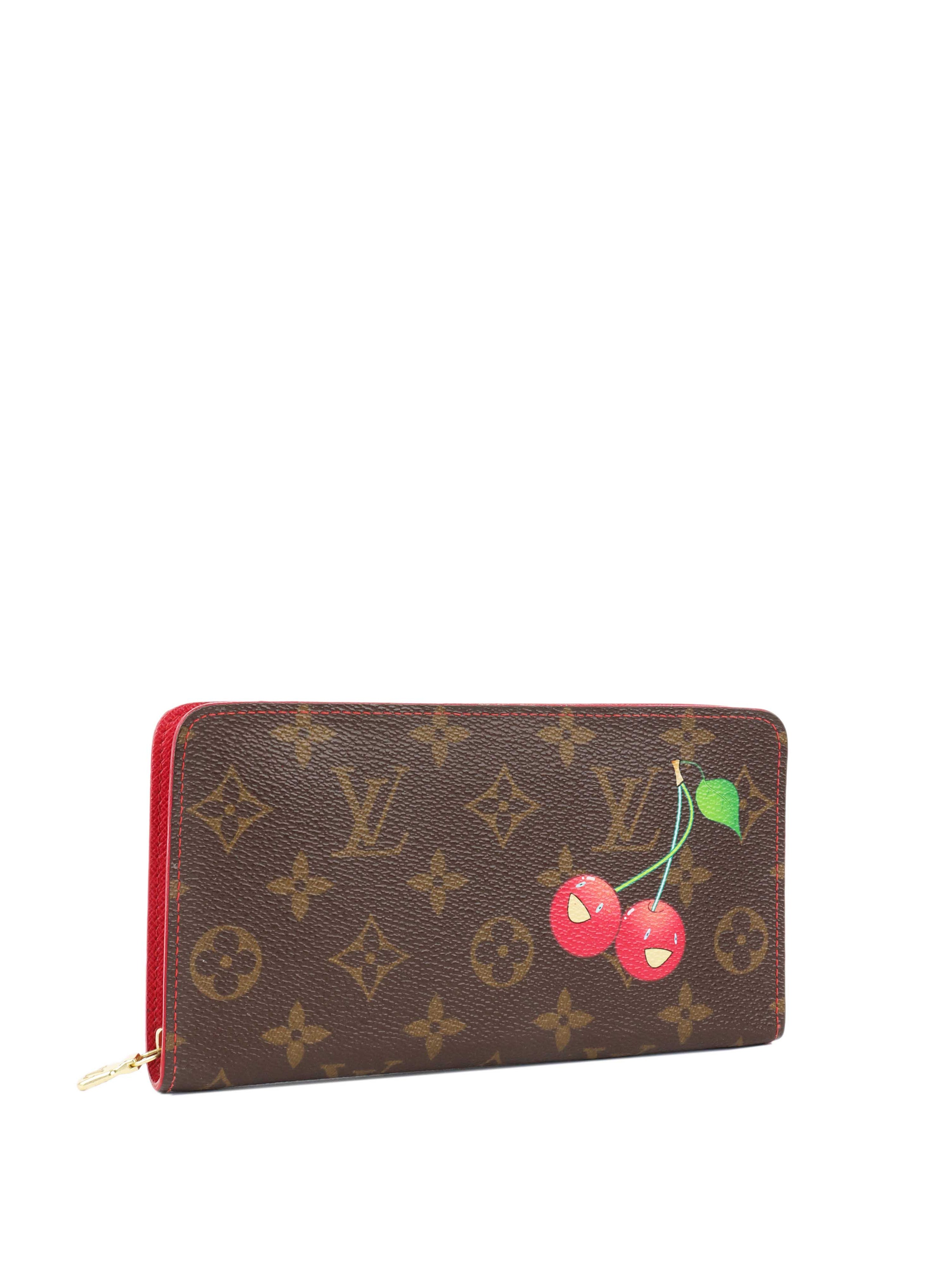 Louis Vuitton Monogram Cerise Zip Wallet.