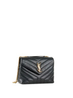 Saint Laurent Small Black LouLou Shouder Bag GHW