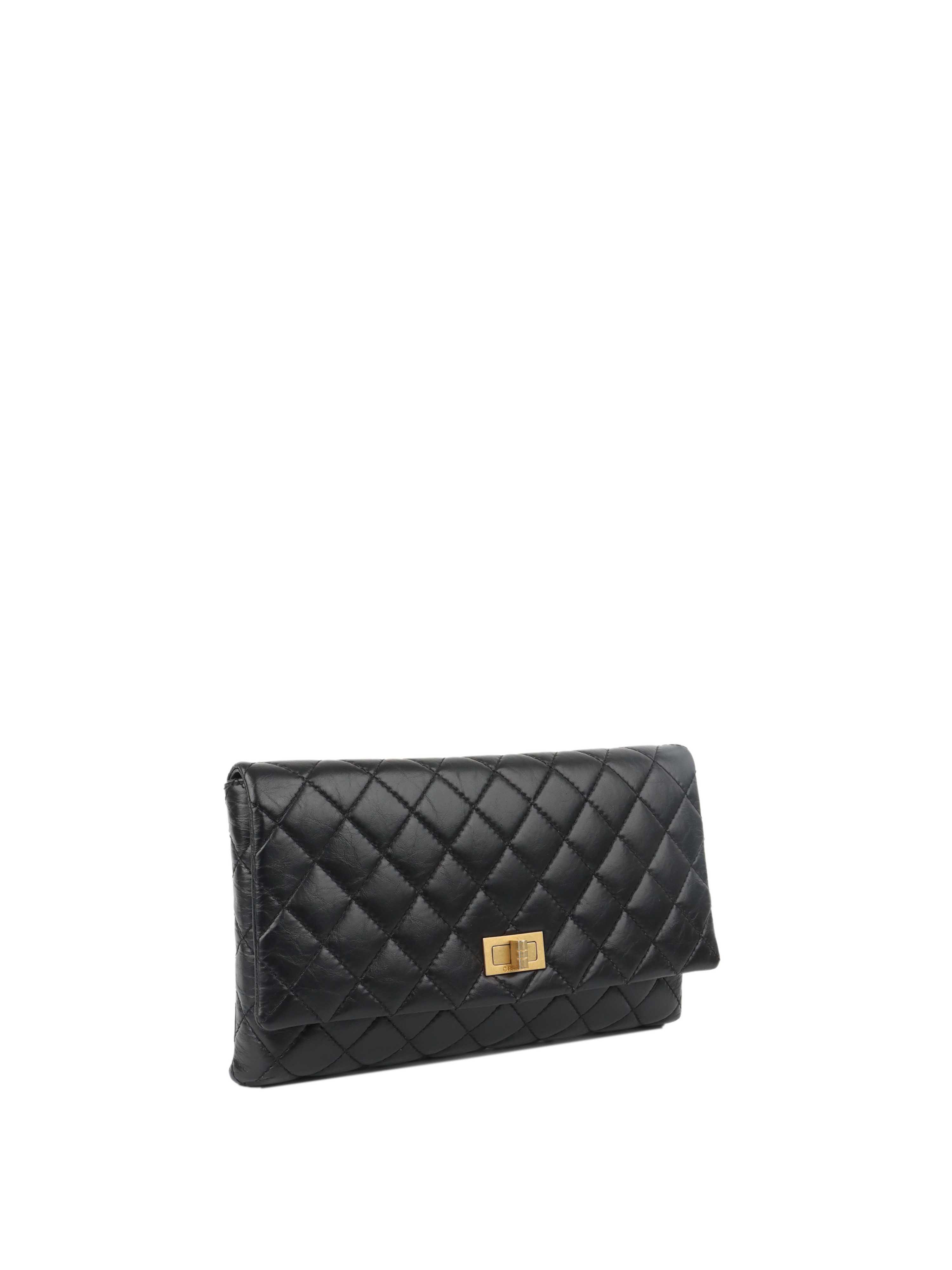 Chanel Black 2.55 Pouch.