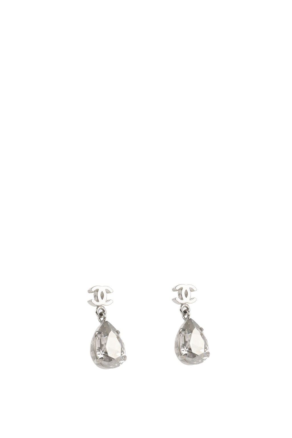 Chanel Drop Crystal Earring.