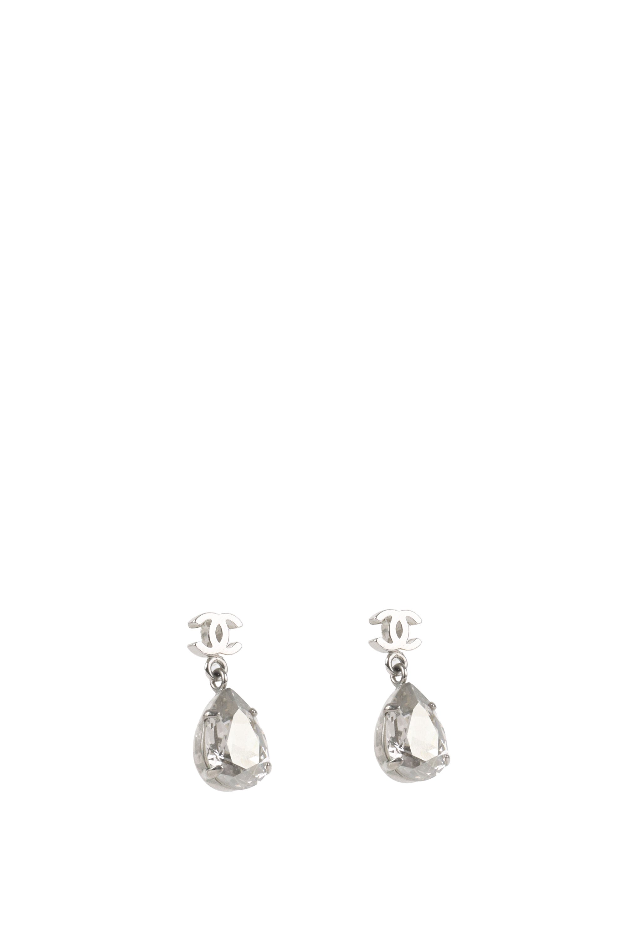 Chanel Drop Crystal Earring.
