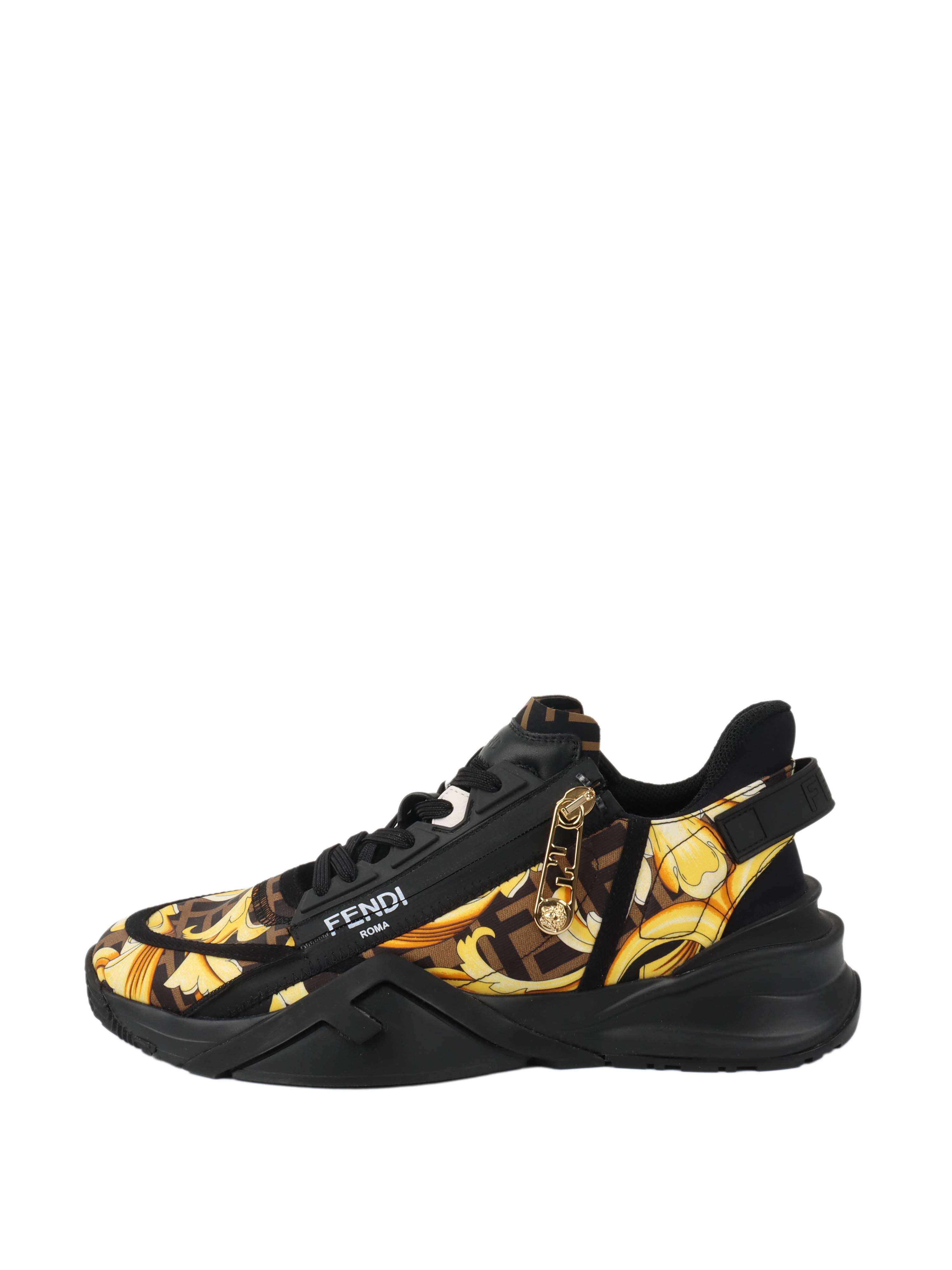 Fendi x Versace Fendance Flow Sneakers.