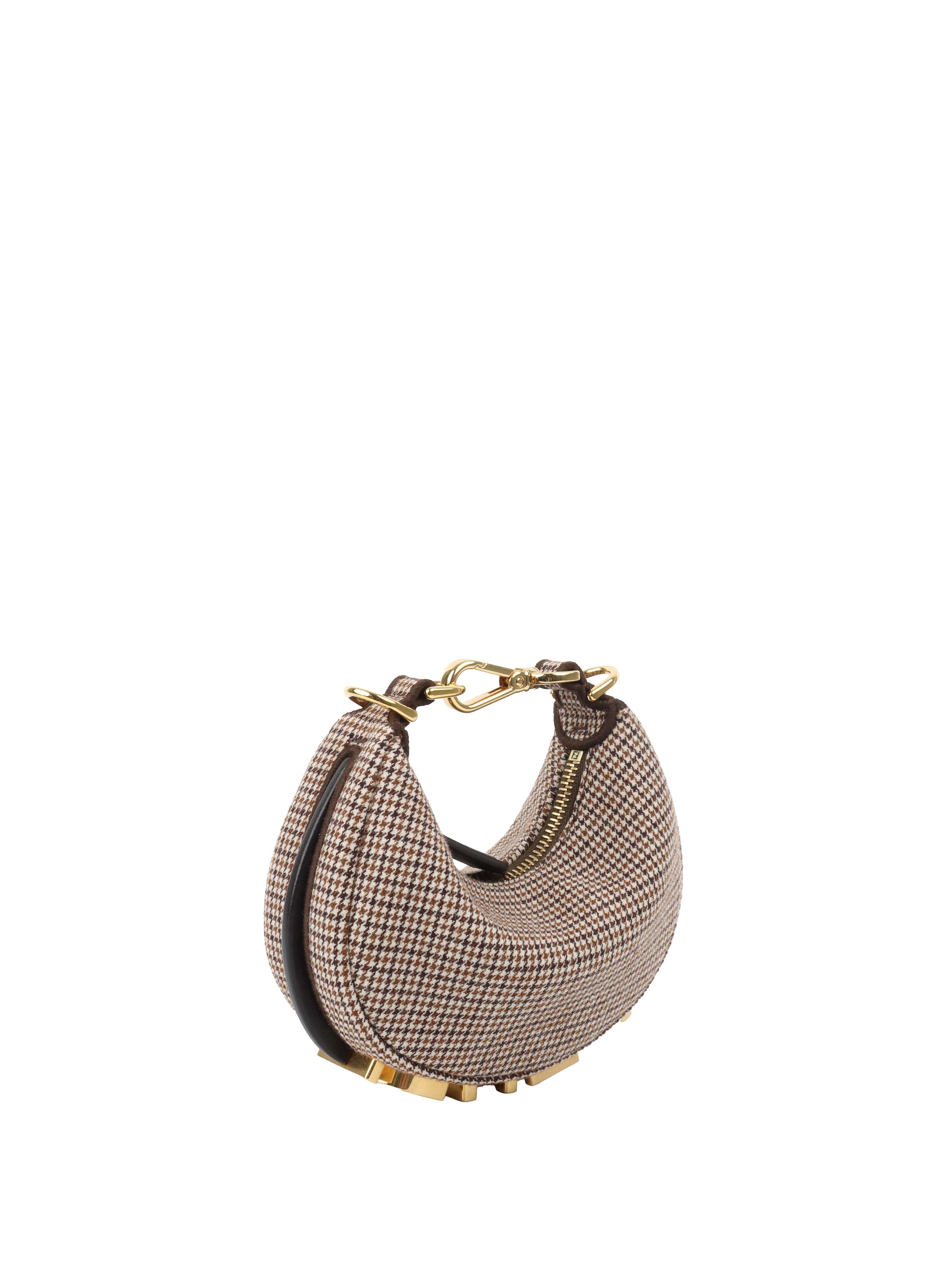 Fendi Wool Nano Fendigraphy Bag Charm.