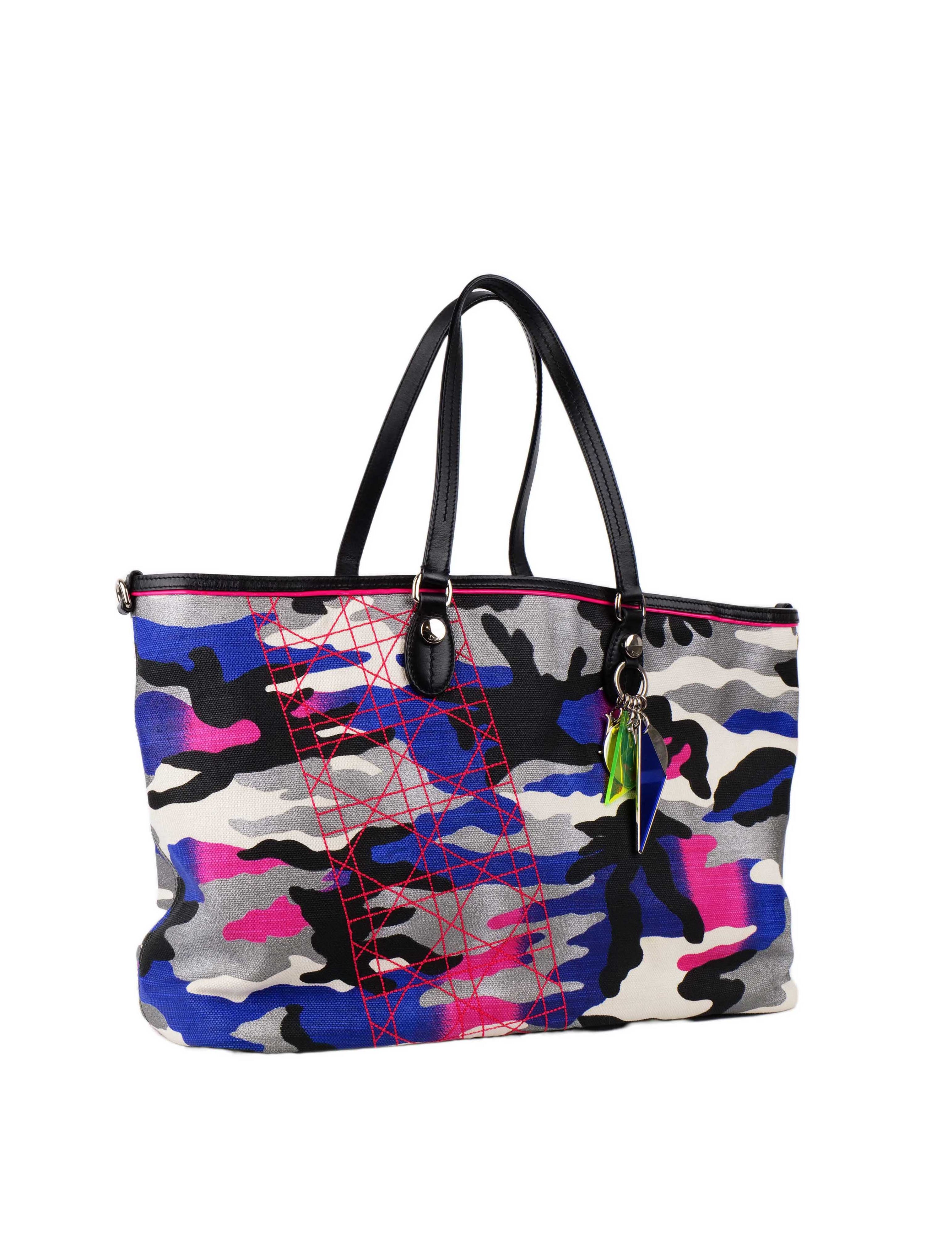 Dior x Anselm Reyle Camouflage Tote.