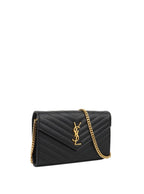 Saint Laurent Classic Cassandre Chain Wallet.