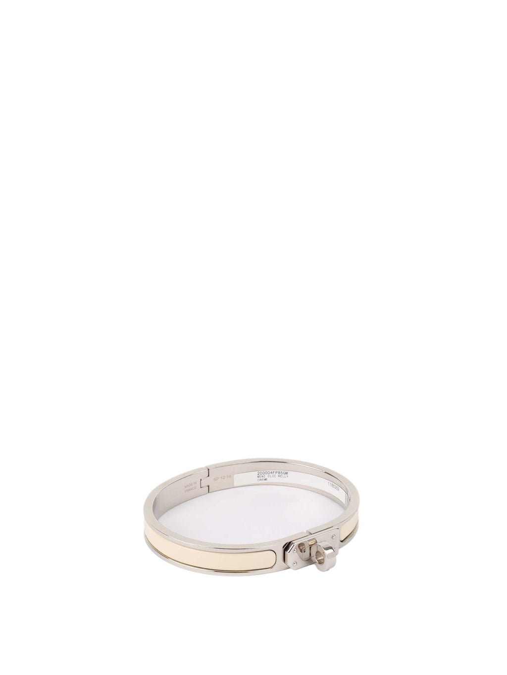 Hermes Creme Mini Clic Kelly Bracelet.