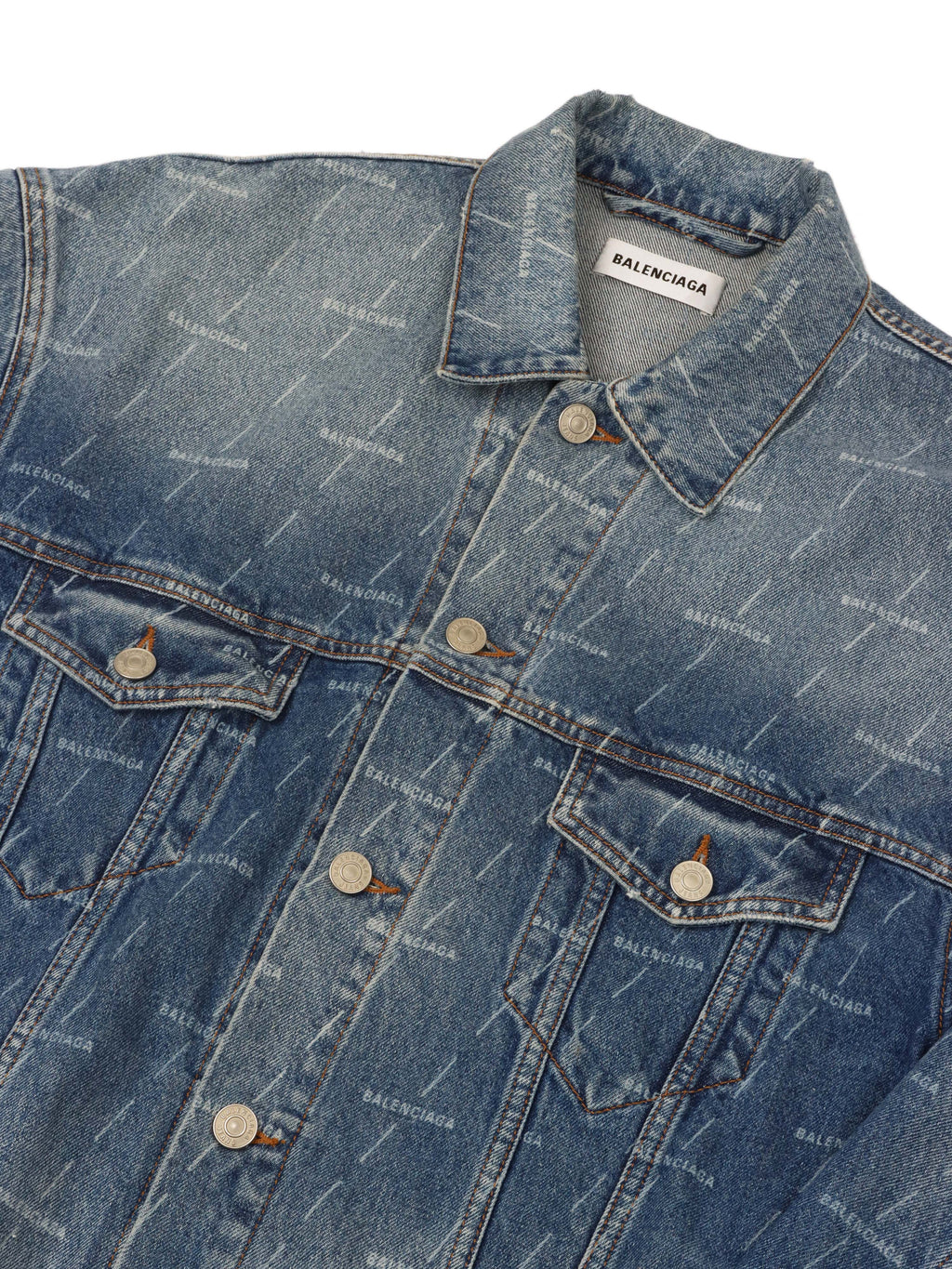 Balenciaga Denim Oversized Jacket.