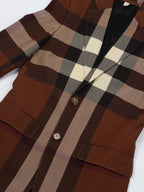 Burberry Check-print Blazer.