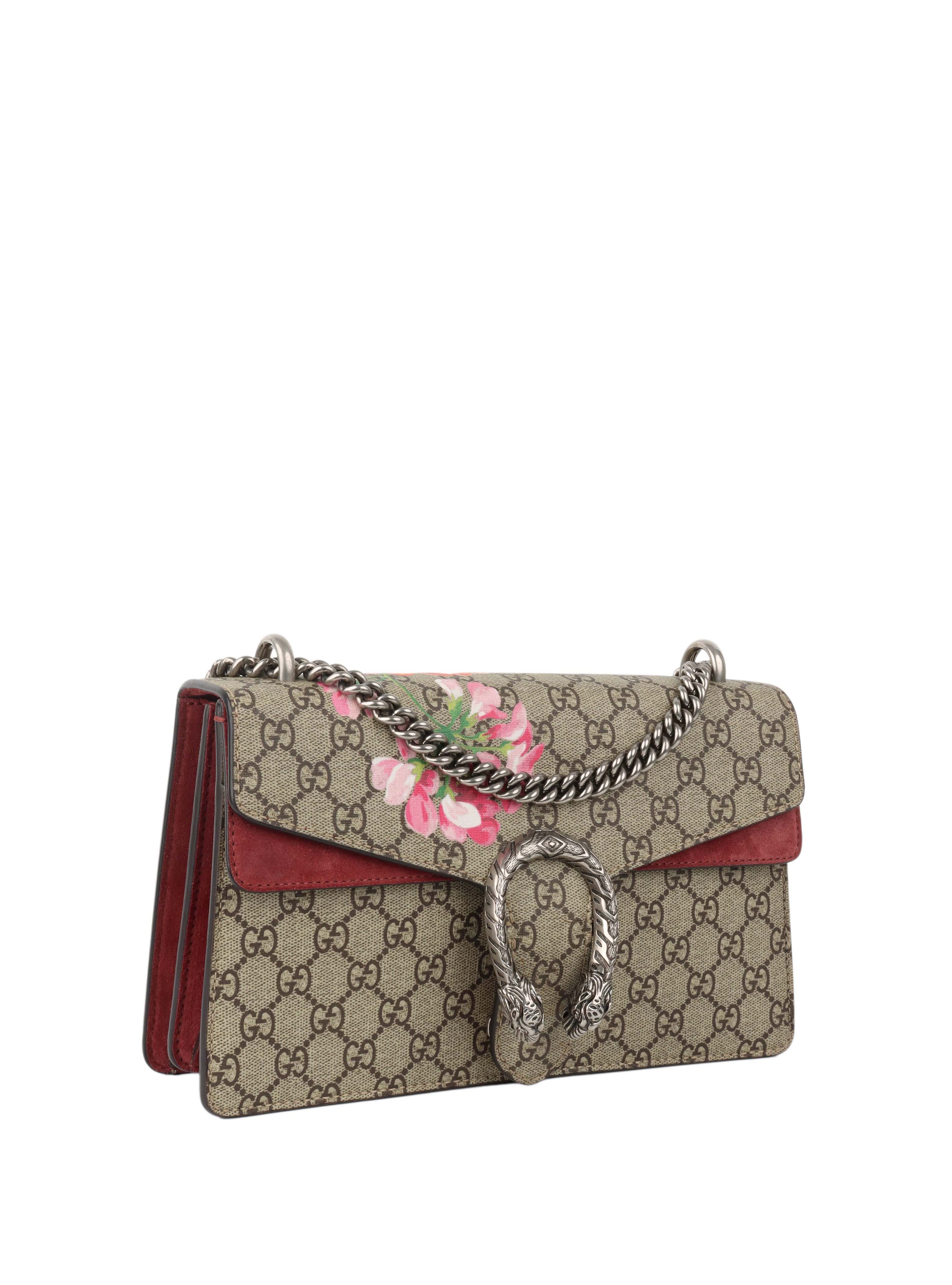 Gucci Small Dionysus Supreme Bloom Bag.