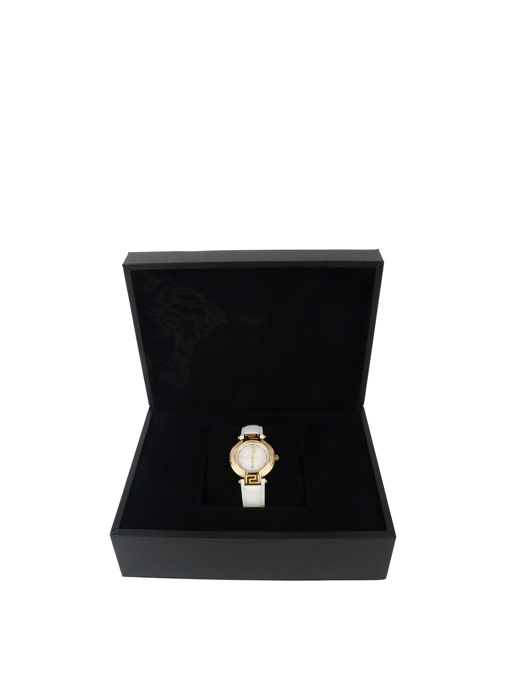Versace Reve Gold with Diamond and Mother of Pearl 34mm Dial Watch.