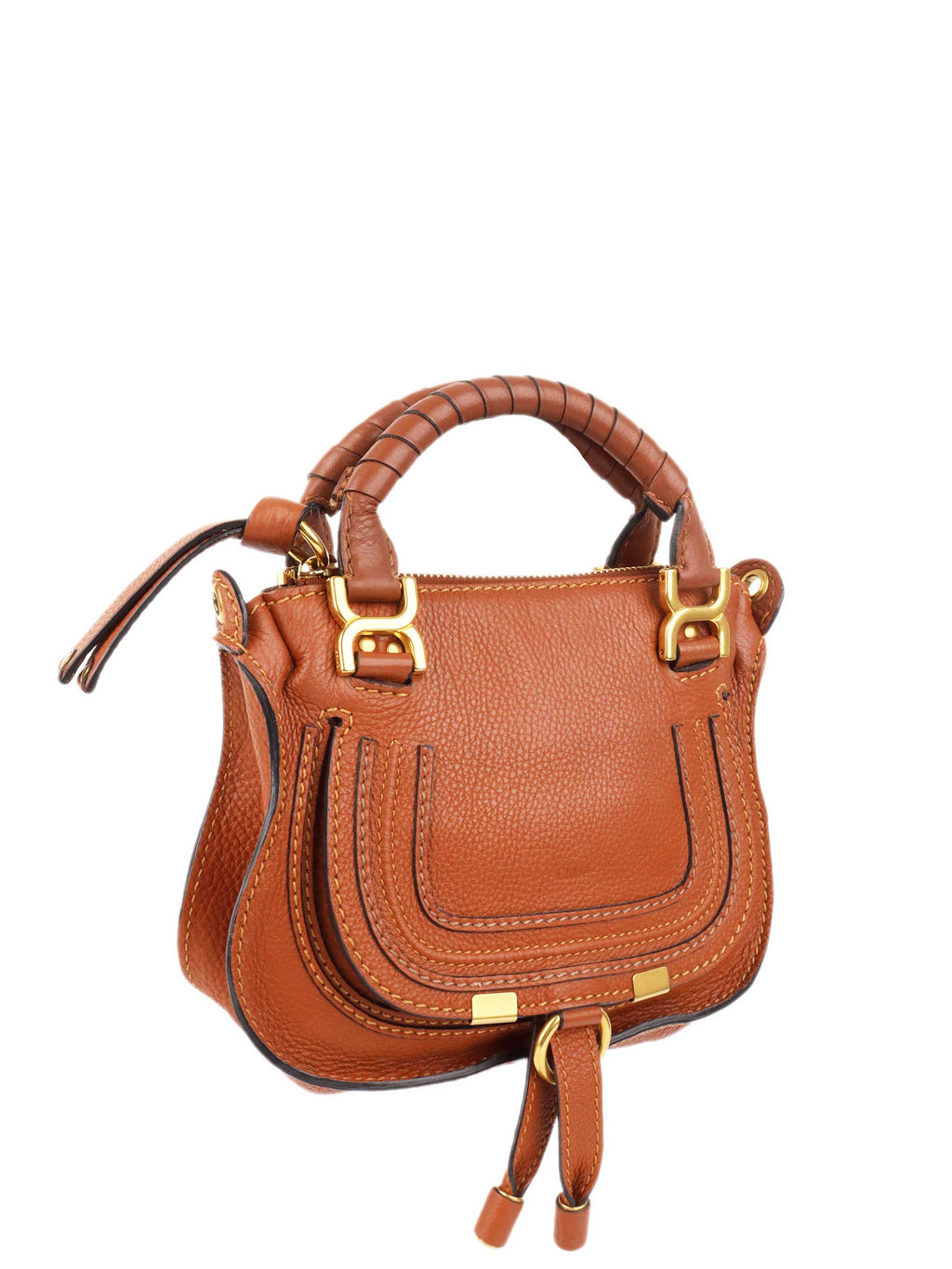 Chloe Brown Mini Marcie Bag.