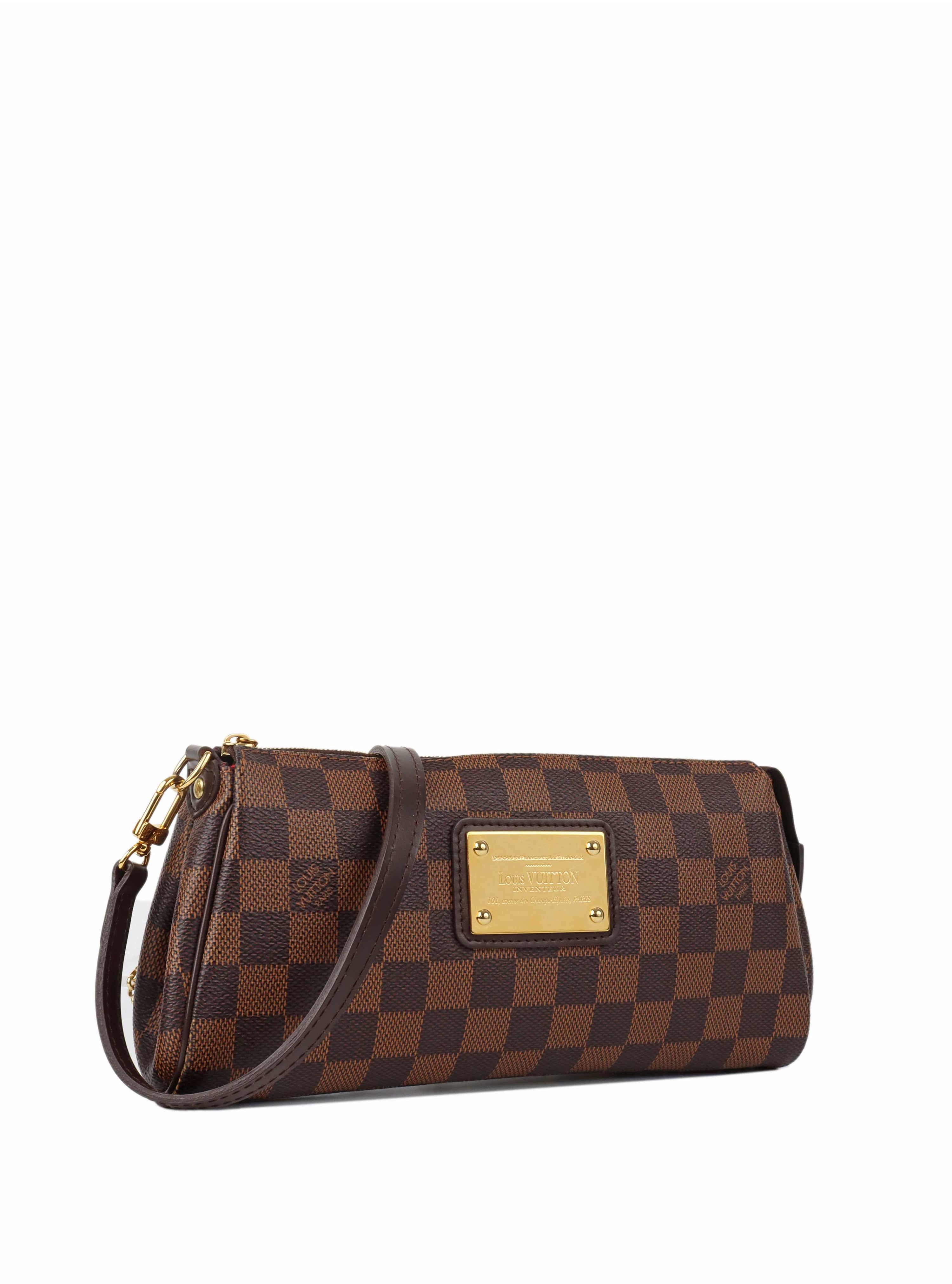 Louis Vuitton Damier Ebene Eva Bag.