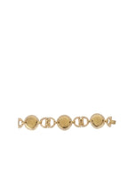 Versace Vintage Medusa Medallion Chain Bracelet.