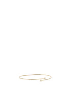 Tiffany & Co Small Yellow Gold Elsa Peretti Diamond Hoop Single-row Bangle