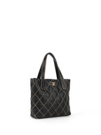 Chanel Black Wild Stitch Tote Bag