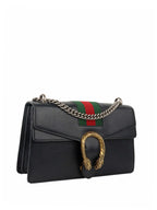 Gucci Small Black Dionysus Web Bag.