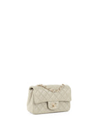 Chanel Light Grey Mini Classic Flap Bag