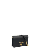 Prada Black Mini Saffiano Leather Bag.