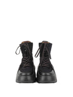 Louis Vuitton Black Mesh and Suede Archlight Ankle Boots.