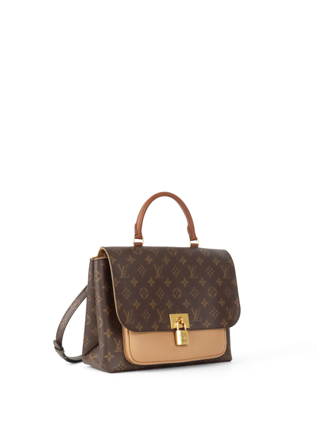 Louis Vuitton Marignan Beige Brown Monogram Shoulder Bag