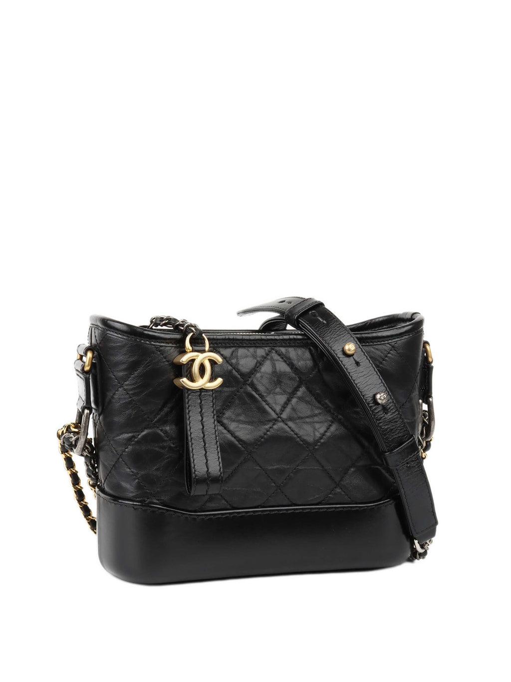 Chanel Small Black Gabrielle Shoulder Bag.